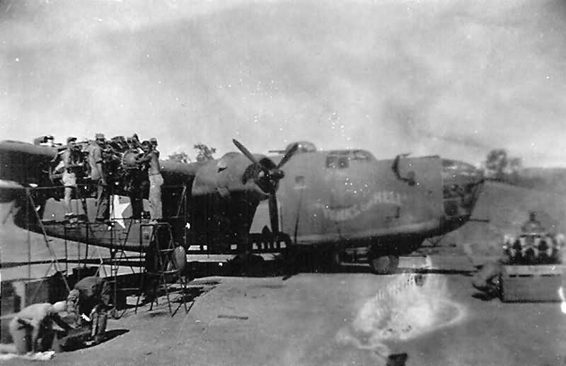 B-24D Liberator serial 41-23716 of the 90th Bomb Group 321st Bomb Squadron