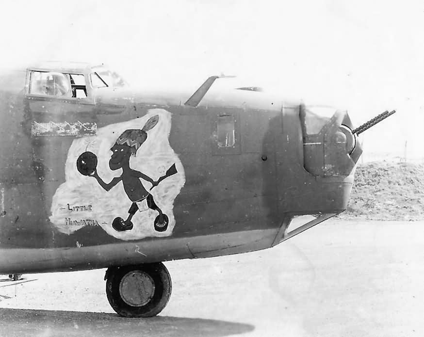 B-24D Liberator 41-24187 „Little Hiawatha” of the 11th Bomb Group 431st Bomb Squadron
