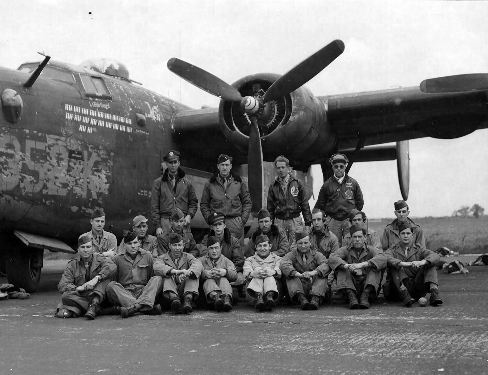 B-24 Liberator named of the 752nd BS 458th Bomb Group, 8th AF
