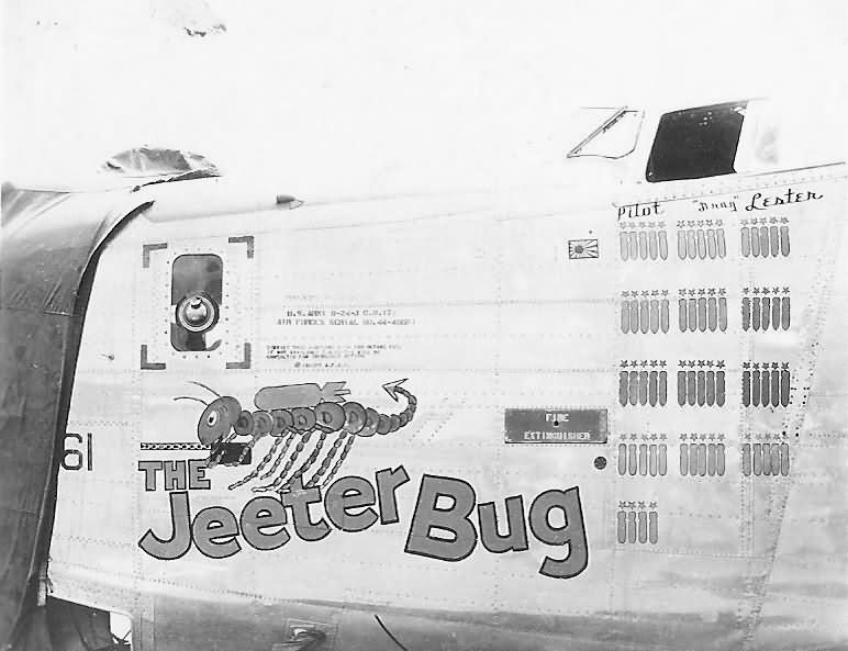 B-24J Liberator 44-40661 from 30th Bomb Group, 819th Bomb Squadron