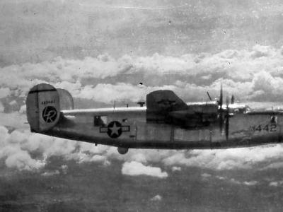 B-24L Liberator serial 44-49442 of the 307th Bomb Group Long Rangers