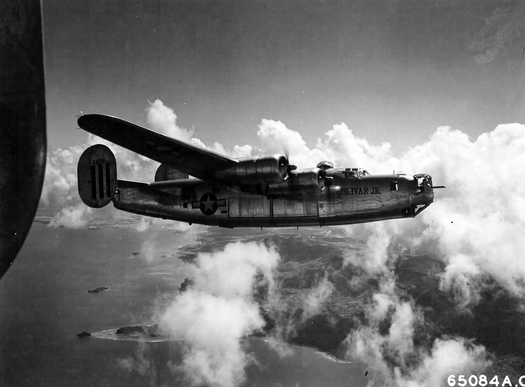 B-24M-20-CO Liberator serial 44-42151 „Bolivar Jr” of the 431st Bomb Squadron 11th Bomb Group