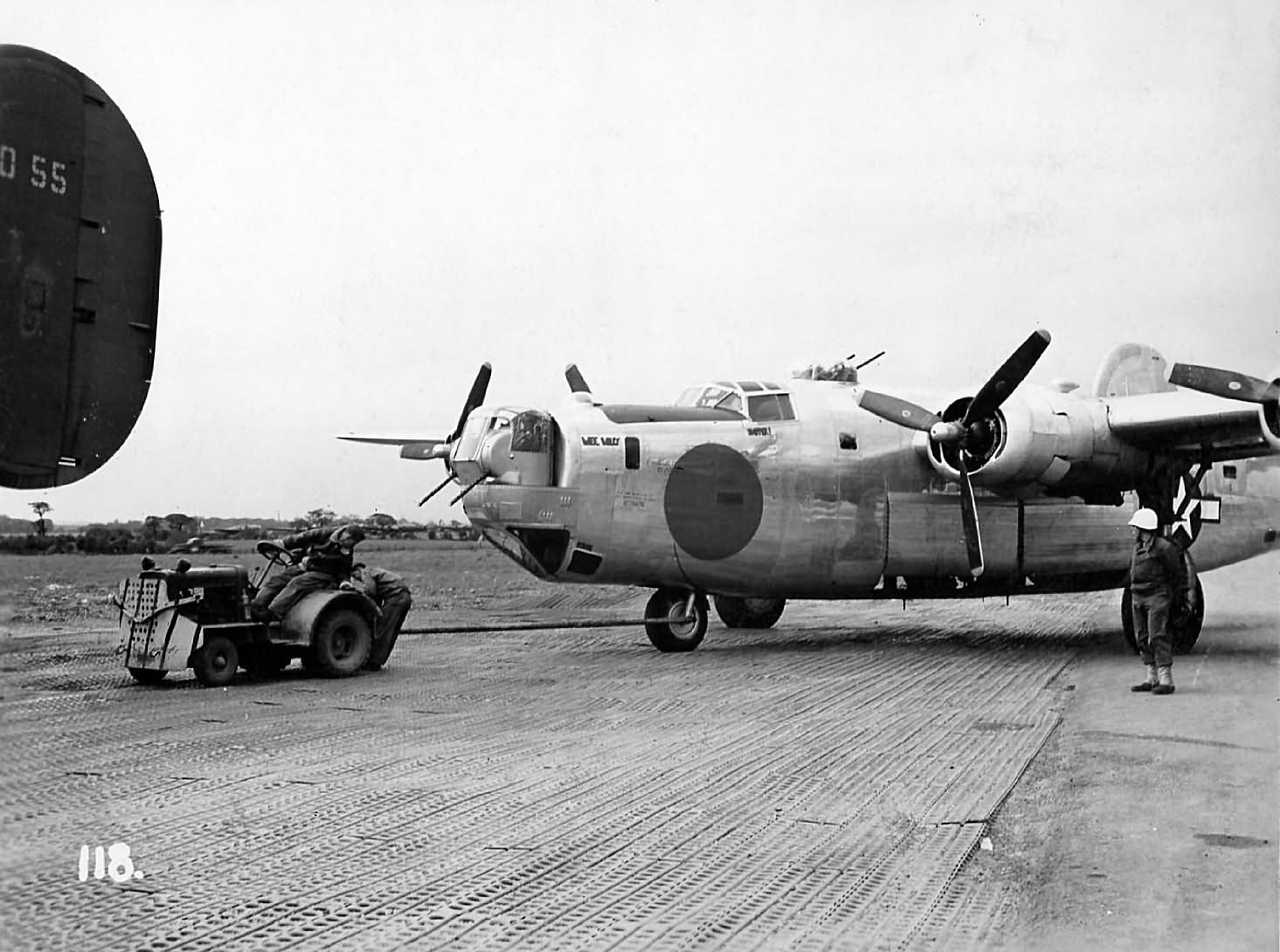 B-24 Liberator in the maintenance Burtonwood 2