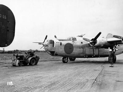 B-24 Liberator in the maintenance Burtonwood 2