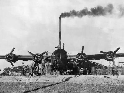 B-24 „Patches” at Townsville Airfield Depot No 4 in Australia 1943