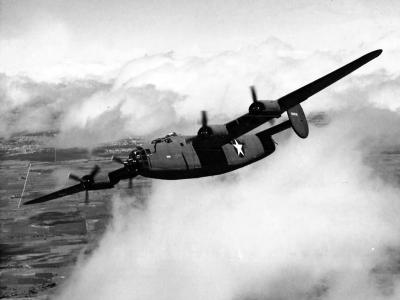 Consolidated Vultee B-24 Liberator over Fort Worth 1943