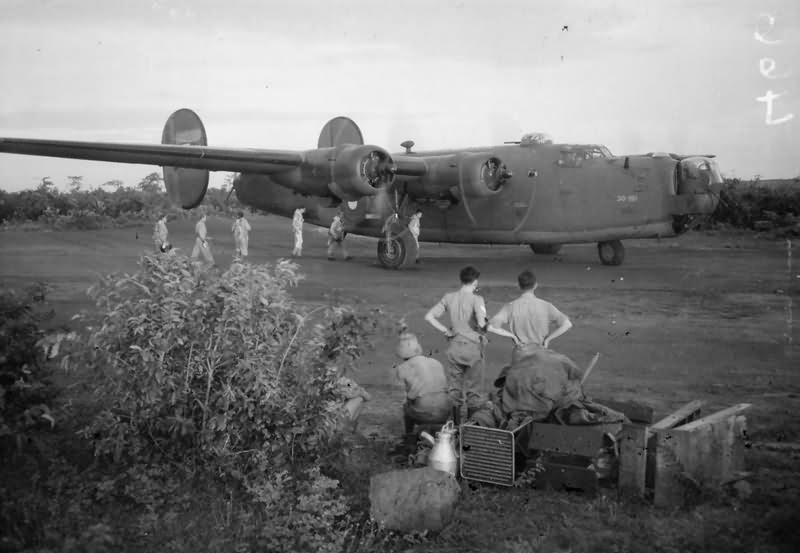 Liberator B Mk VI of No 159 Squadron RAF Digri India