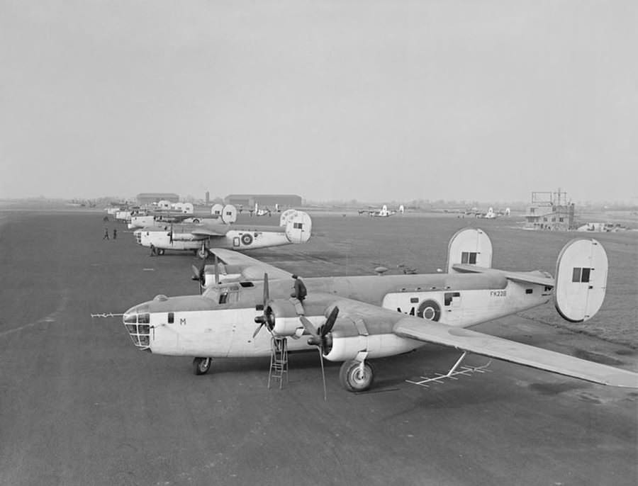 British Liberators GR Mk II FK228 of No 120 Squadron RAF