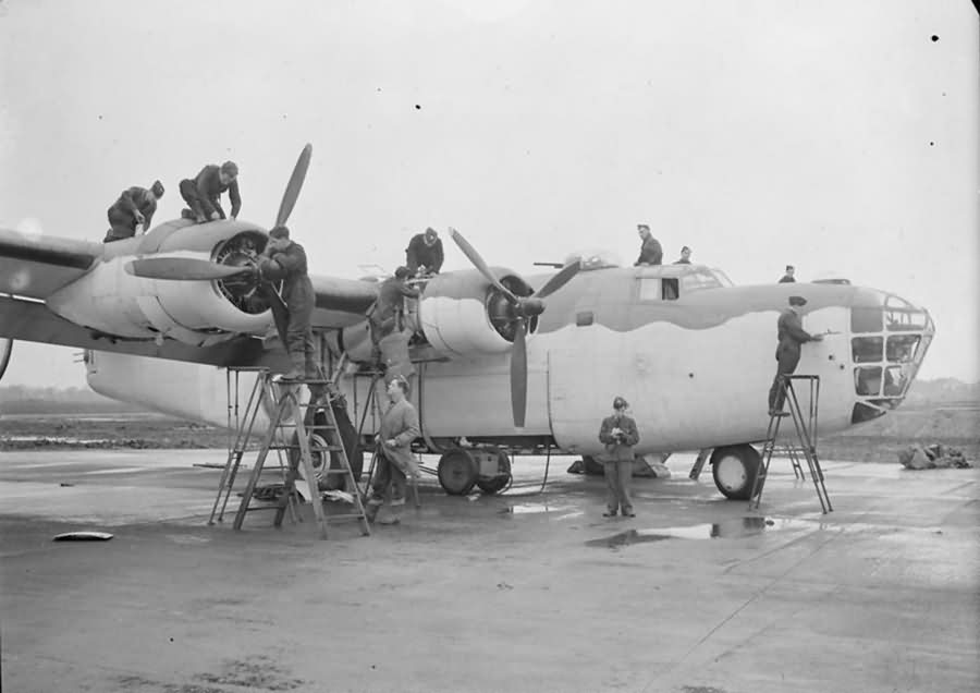 Liberator III of No 224 Squadron at Beaulieu in Hampshire December 1942