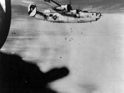 B-24J Liberator serial 44-40068 from 859th Bomb Squadron 492nd Bomb Group 8th Air Force