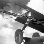Damaged by flak B-24J Liberator