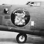 B-24J Liberator 42-110157 of the 466th Bomb Group, 786th BS „Whats Cookin Doc” nose art