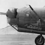 B-24J Liberator 42-73007 of the 11th Bomb Group, 431st BS, „Little Lonnie” nose art