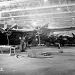 B-24 Liberator in the maintenance Burtonwood