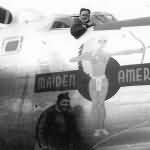 B-24 Maiden America nose art 7th BG