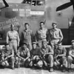 Crew by B-24D „Wishful Thinkin’ ” of 23rd BS, 5th Bomb Group, 13th AF