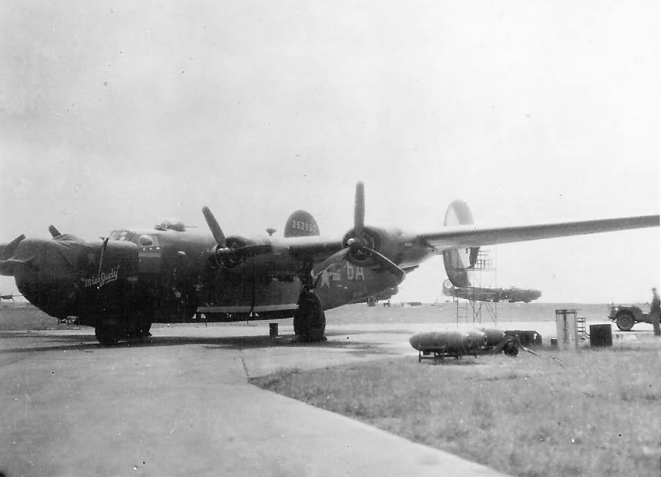 B-24 Liberator Bomber 467th bomb Group 789th Bomb Squadron Miss Judy