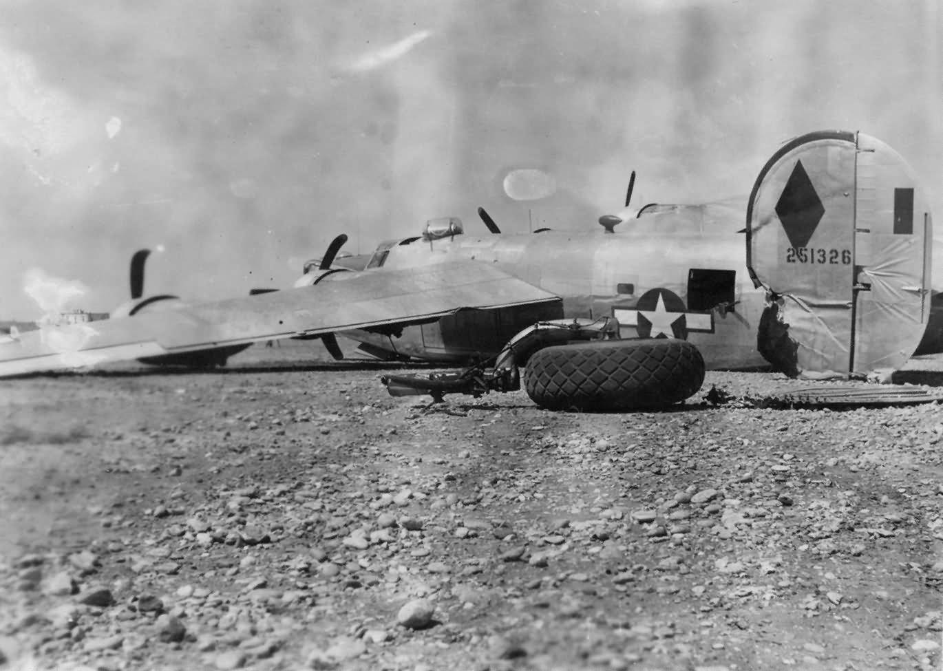 B-24 Liberator Crash Landed 455th Bomb Group 42-51326
