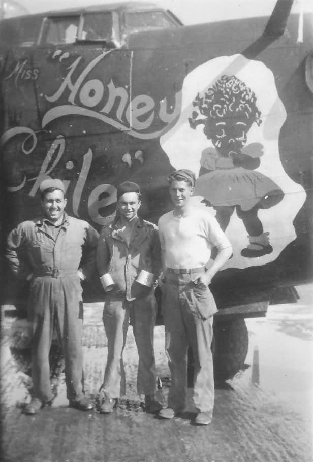 B-24 Liberator bomber Nose Art Miss Honey Chile