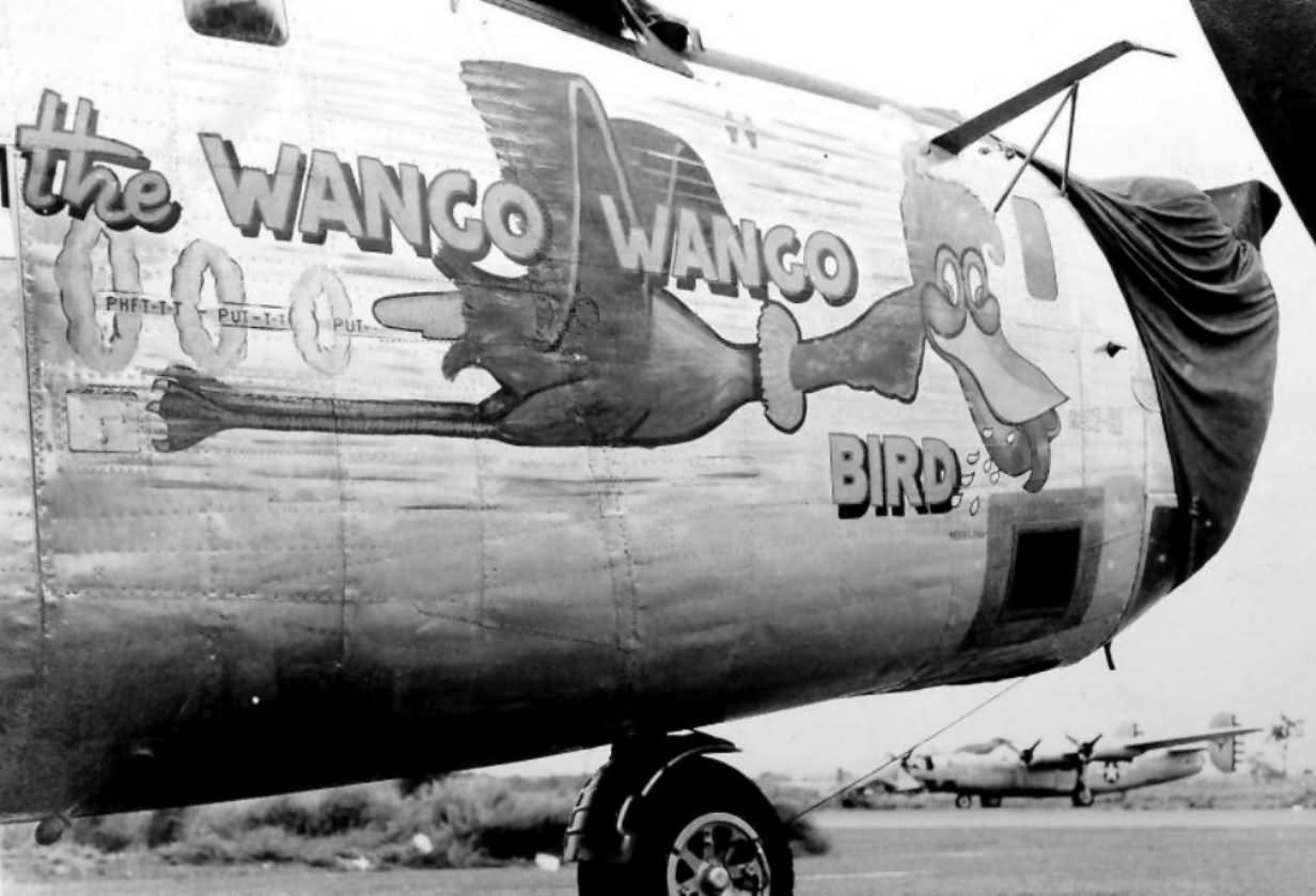 F-7 Liberator Wango Wango Bird 20th Combat Mapping Squadron 6th Photographic Group Nose Art