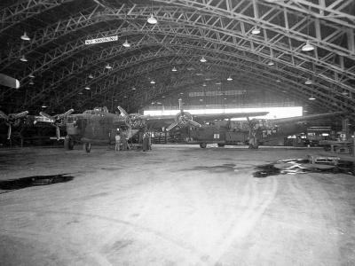 5th Air Force B-24 Under Repairs at Townsville Australia February 1944