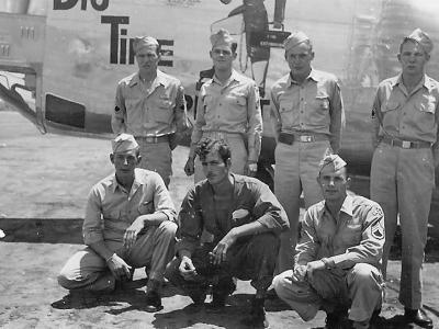 B-24J Liberator serial 44-40757 and Crew