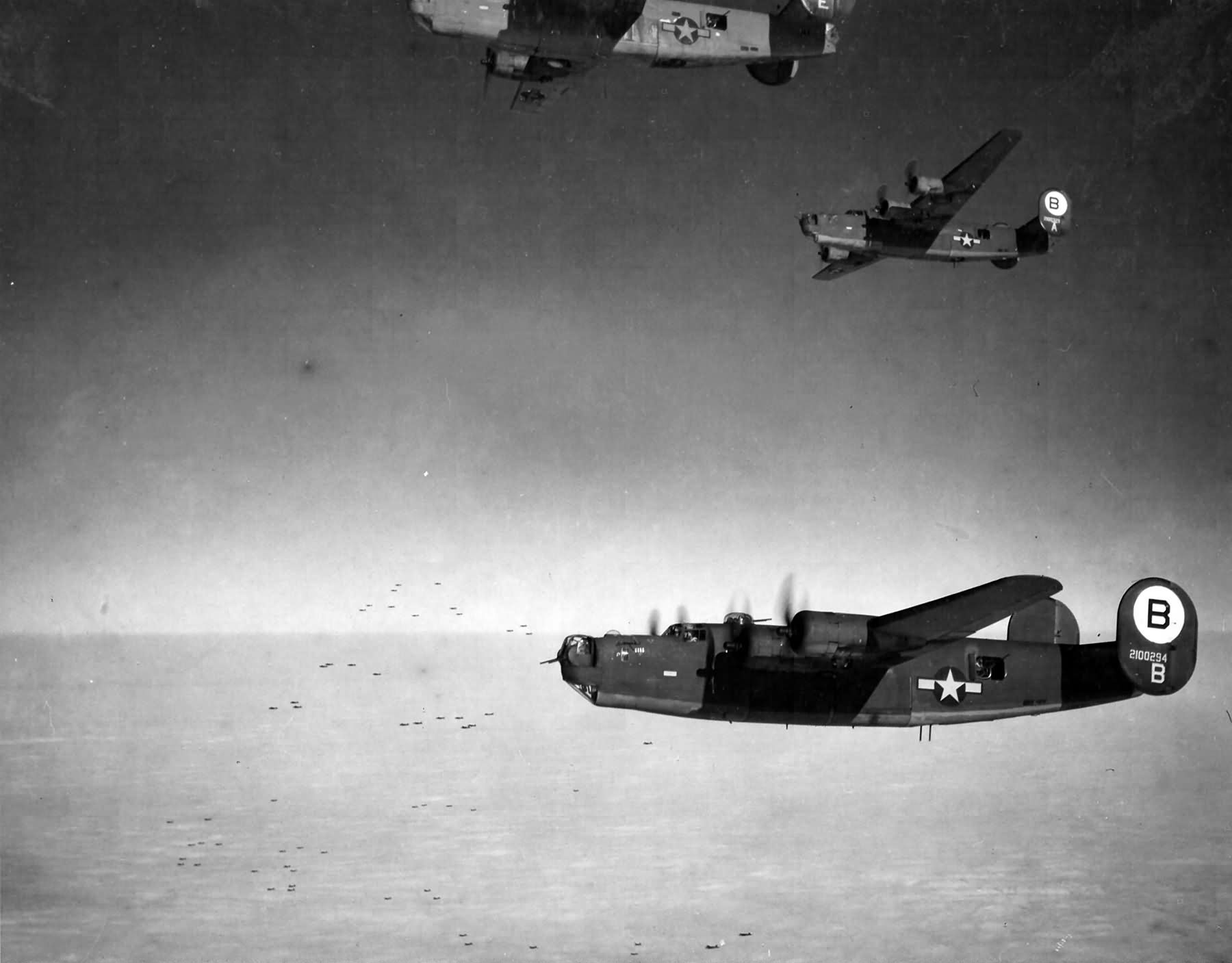 B-24J Liberator 42-100294 of the 328th Bomb Squadron 93rd Bomb Group