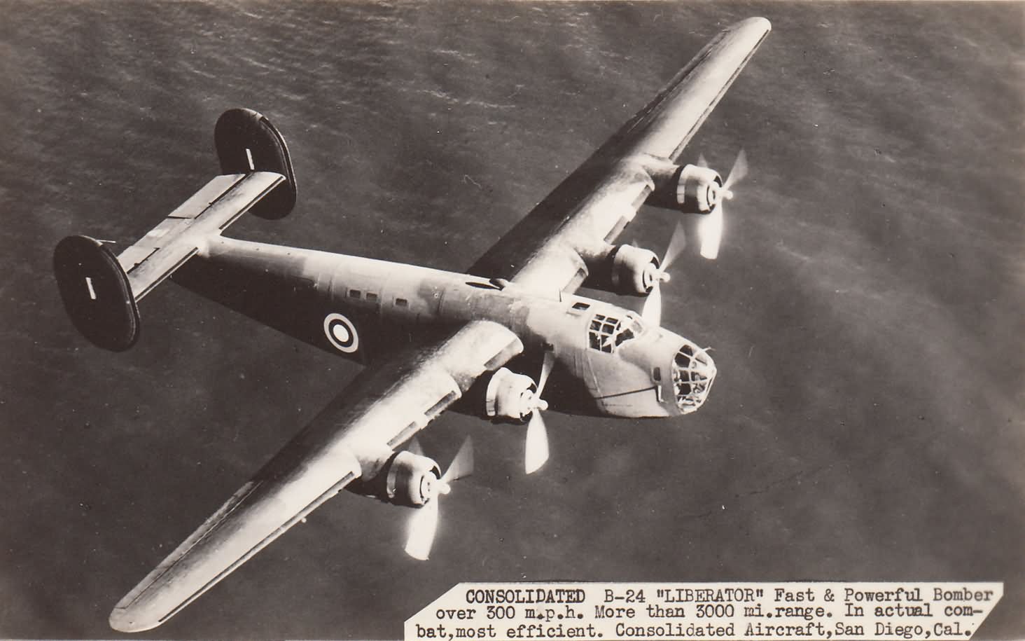 LB-30 B-24 Liberator Bomber of RAF
