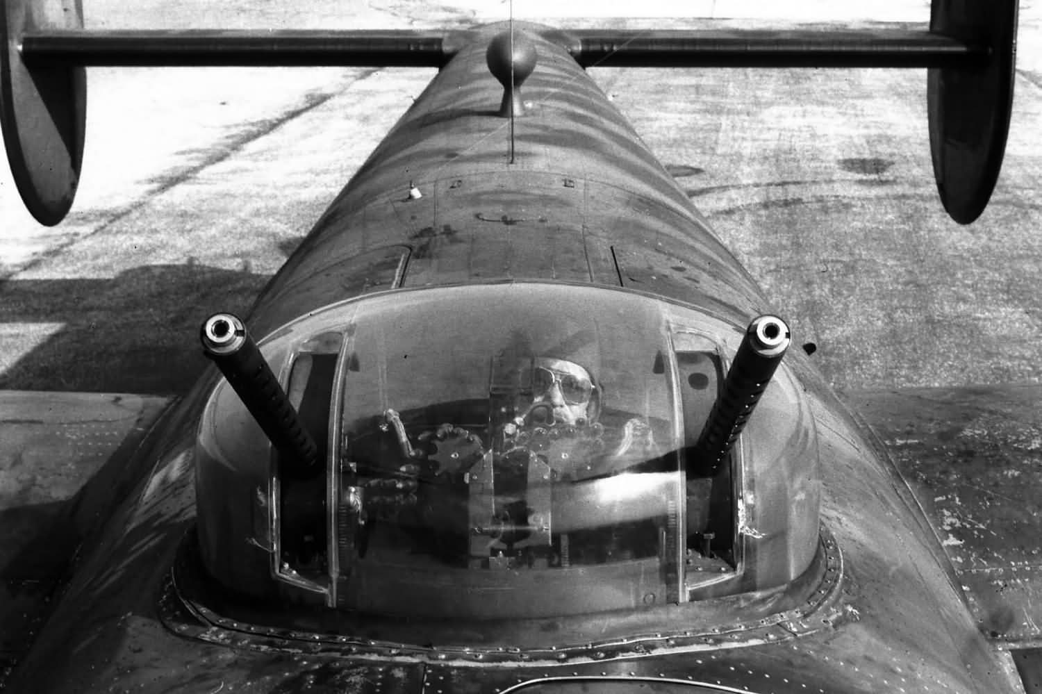 B-24 Liberator Bomber Top Turret Gunner