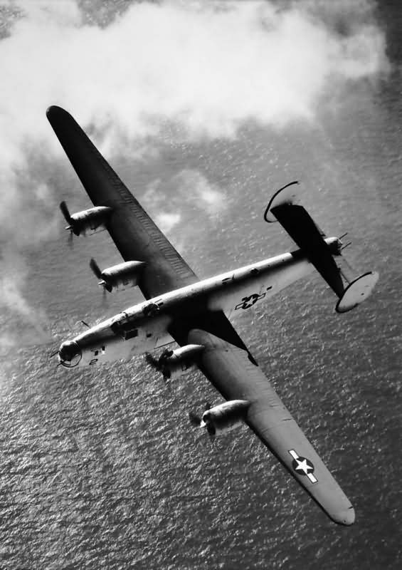 Consolidated PB4Y-1 Liberator in Flight