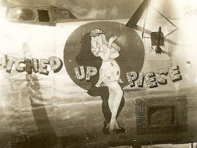 B-24 converted to F-7A Liberator Patched Up Piece 20th Combat Mapping Squadron, 6th PRG