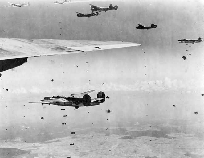 Liberators over Vienna Austria 2