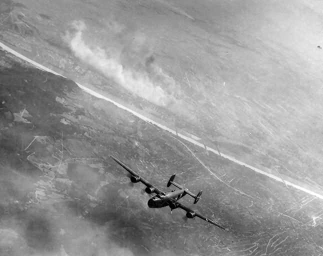 B-24 Liberator over Vienna Austria 4