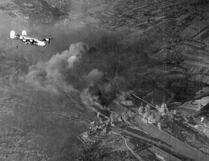 B-24 Liberator over Vienna Austria 5