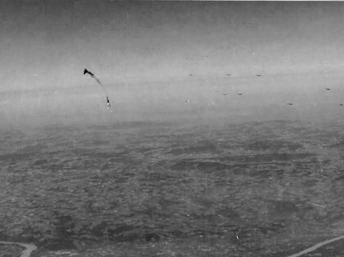 B-24 Liberator over Vienna Austria wels