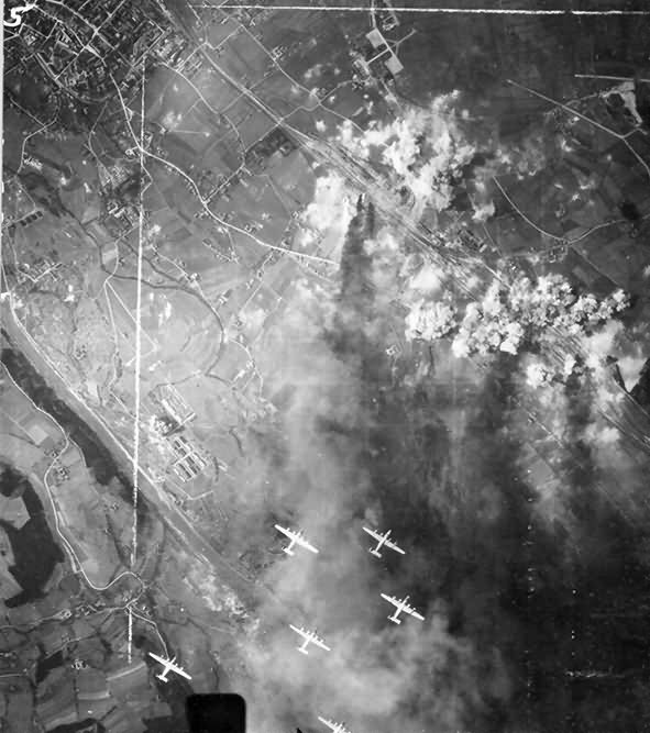 B-24 Liberator over Wels Austria