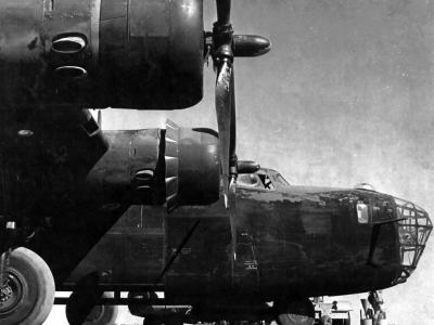B-24 RAF Liberator Mk II in Western Egypt 1942
