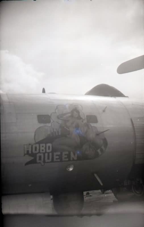 Consolidated B-32 Dominator Nose Art HOBO QUEEN OKINAWA 1945