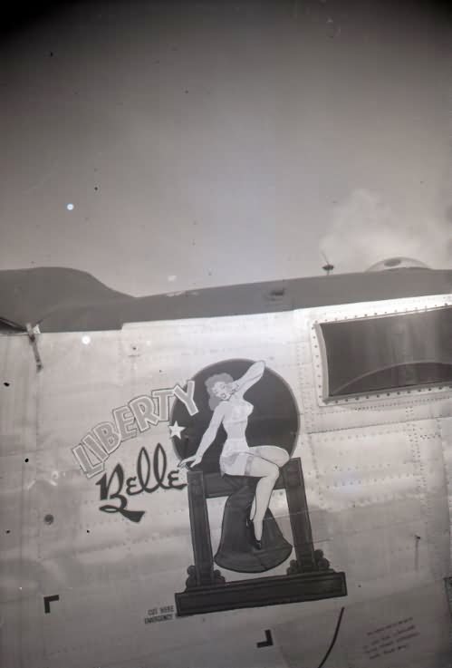 B-24 Liberator Nose Art Liberty Belle