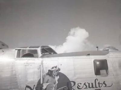 B-24 Liberator Bomber Nose Art Net Result Okinawa 1945