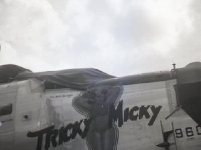 B-24 bomber „Tricky Micky” Okinawa 1945. 11th Bomb Group 98th Bomb Squadron