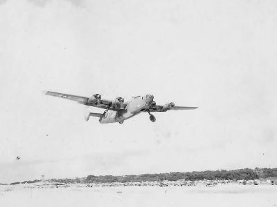 F-7 Photo Liberator Taking Off in Philippines