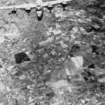B-24 Liberator Dropping Its Bombs