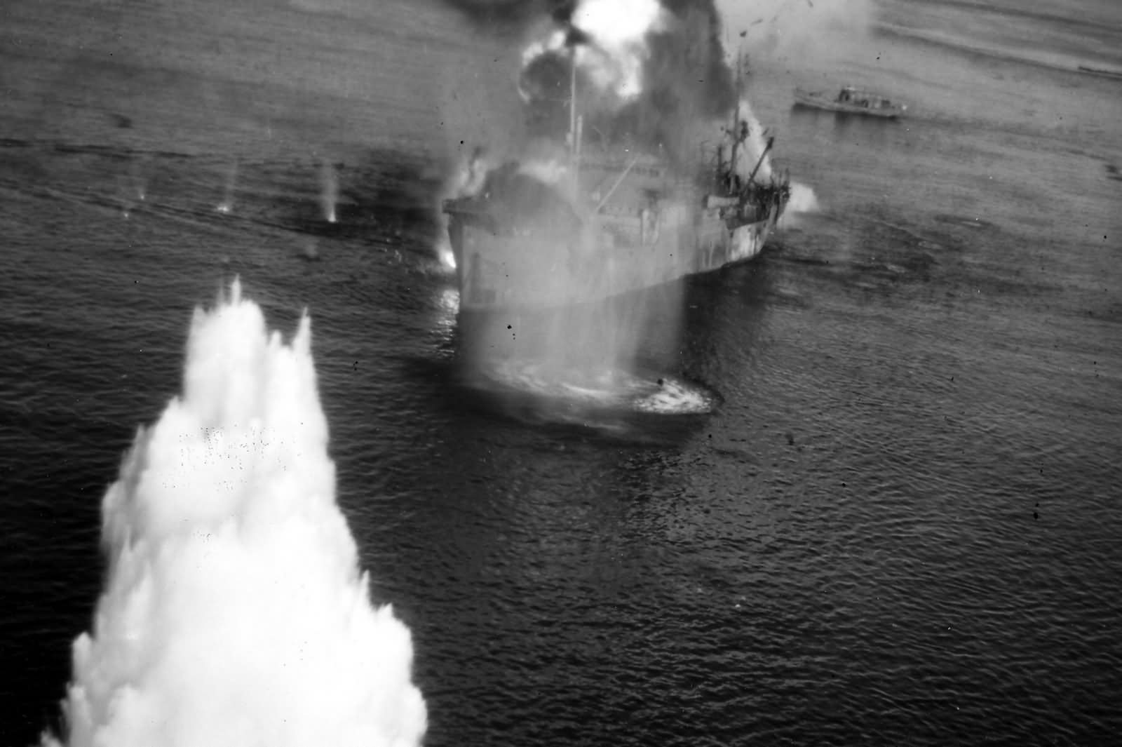 1th Air Force B-25 Skip Bombing Raid 1945