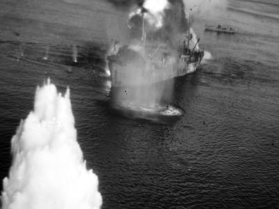 1th Air Force B-25 Skip Bombing Raid 1945