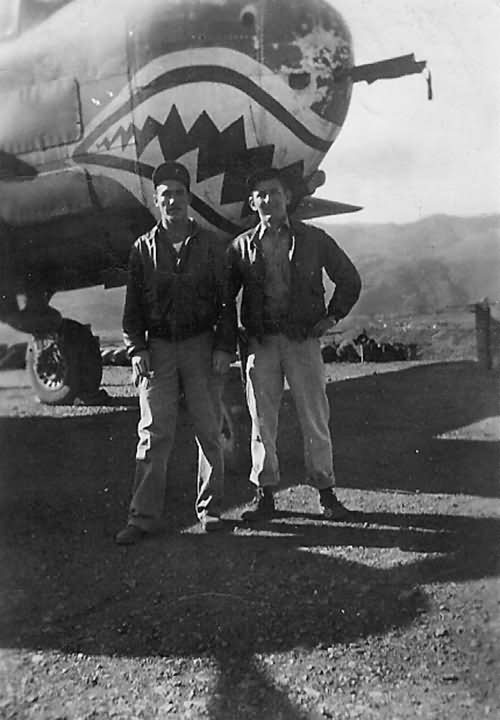 B-25 Mitchell bomber shark mouth 1944