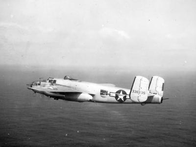 B-25J Mitchell in flight