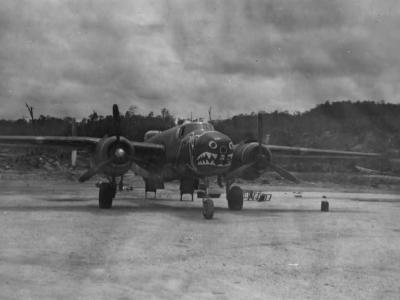 B-25 Mitchell Strafer Bats Outta Hell 345th BG