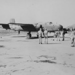 B-25 Mitchell of 345th Bomb Group Air Apaches Bats Outa Hell Nose Art