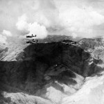 B-25 bombers flying over Burma April 1944